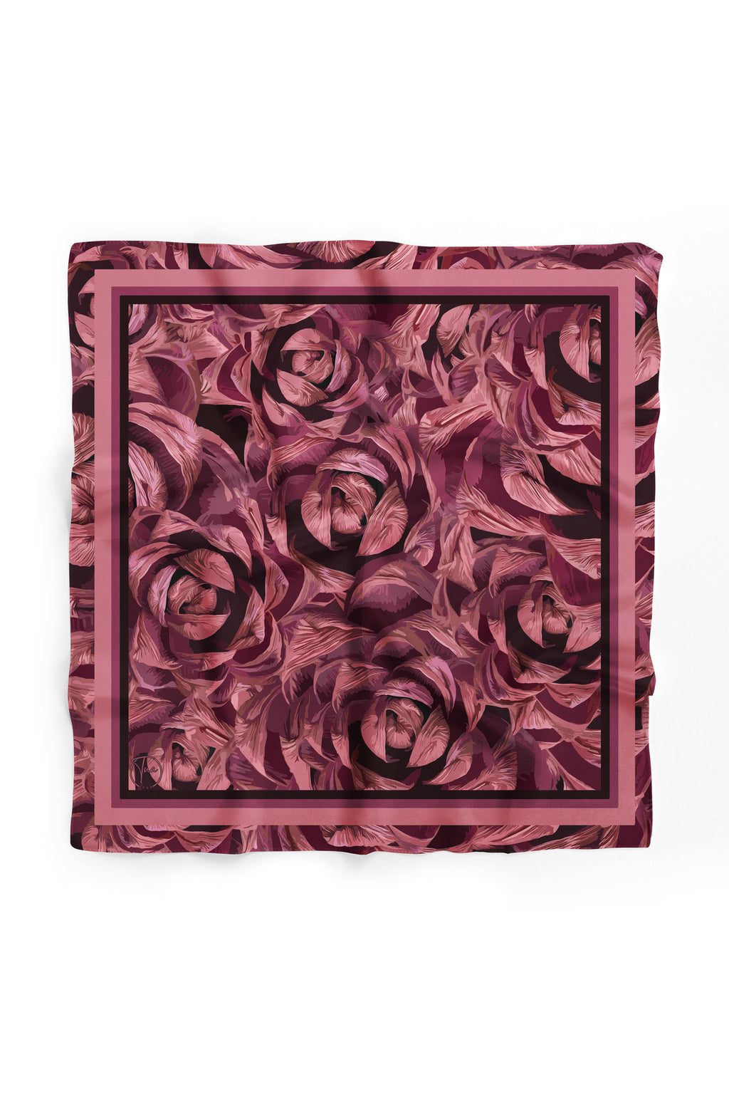 ROSE NOİR Desen Bandana/Fular - görsel 2