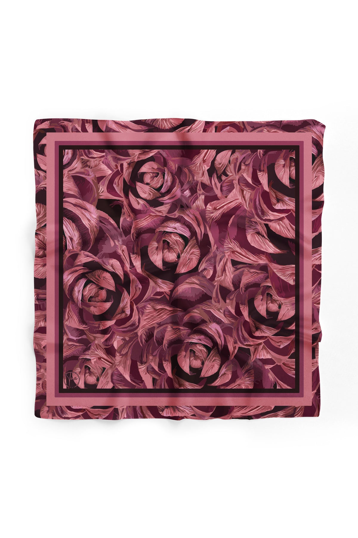 ROSE NOİR Desen Bandana/Fular - görsel 2