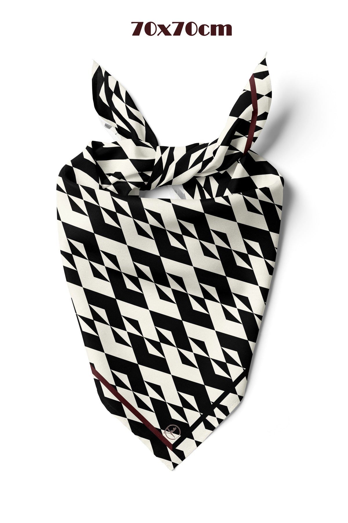 ZENİT MOZAİK Desen 70*70cm Bandana/Fular - görsel 4