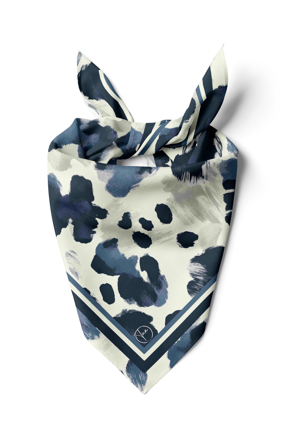MAVİ FIRÇA DARBELERİ Desen Bandana/Fular - Çok Renkli
