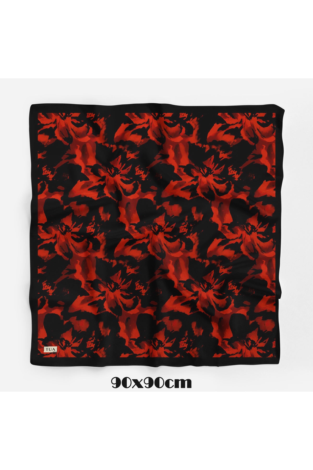 Ahenk Desen 90X90cm Organic Twill Eşarp/Fular - görsel 3