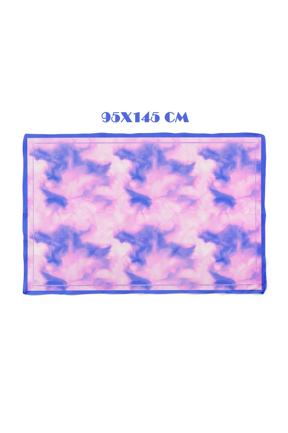 PINK STAIN Desen İç göstermeyen Saten PAREO - görsel 2