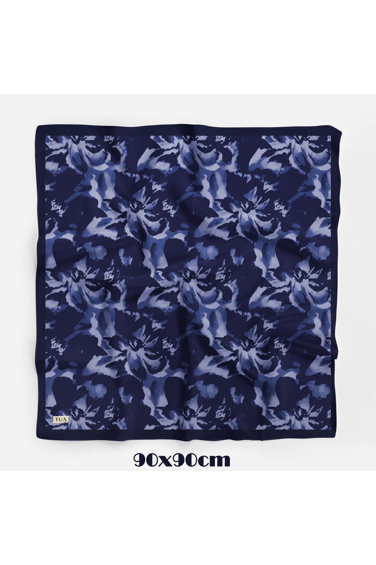 Ahenk Desen 90X90cm Organic Twill Eşarp/Fular - görsel 3