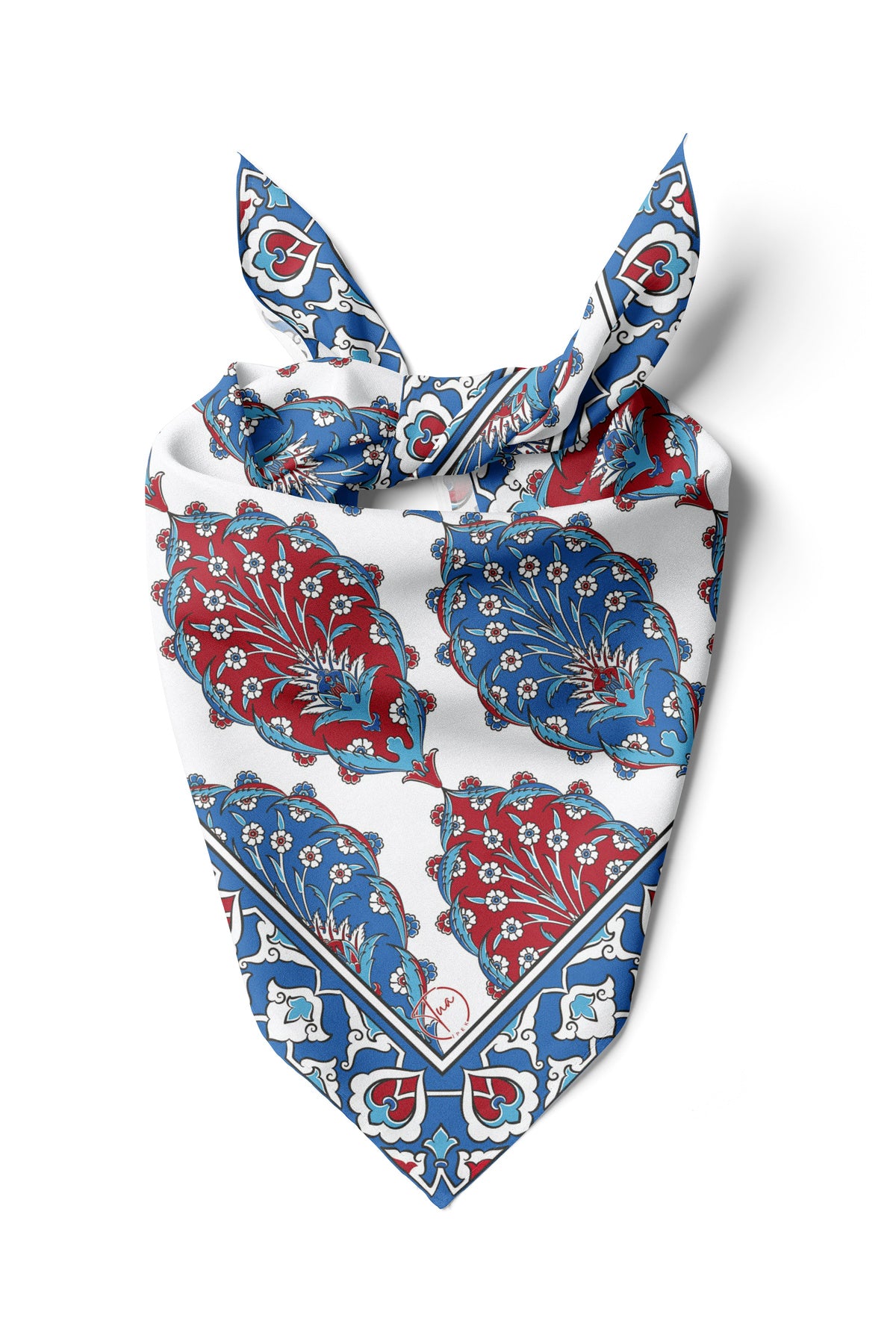 Saray Nakışı Desen Bandana/Fular - görsel 2