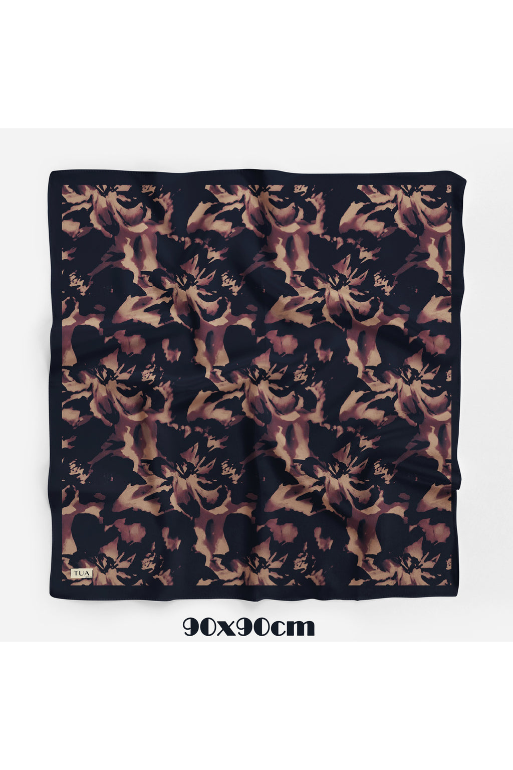 Ahenk Desen 90X90cm Organic Twill Eşarp/Fular - görsel 3