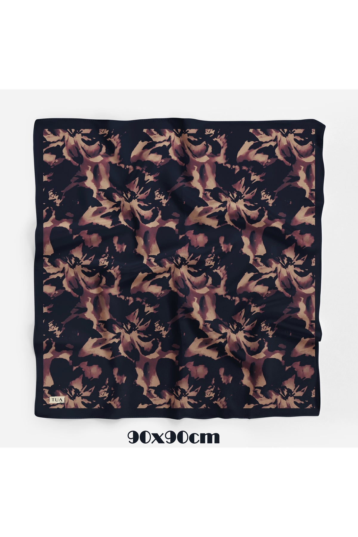 Ahenk Desen 90X90cm Organic Twill Eşarp/Fular - görsel 3