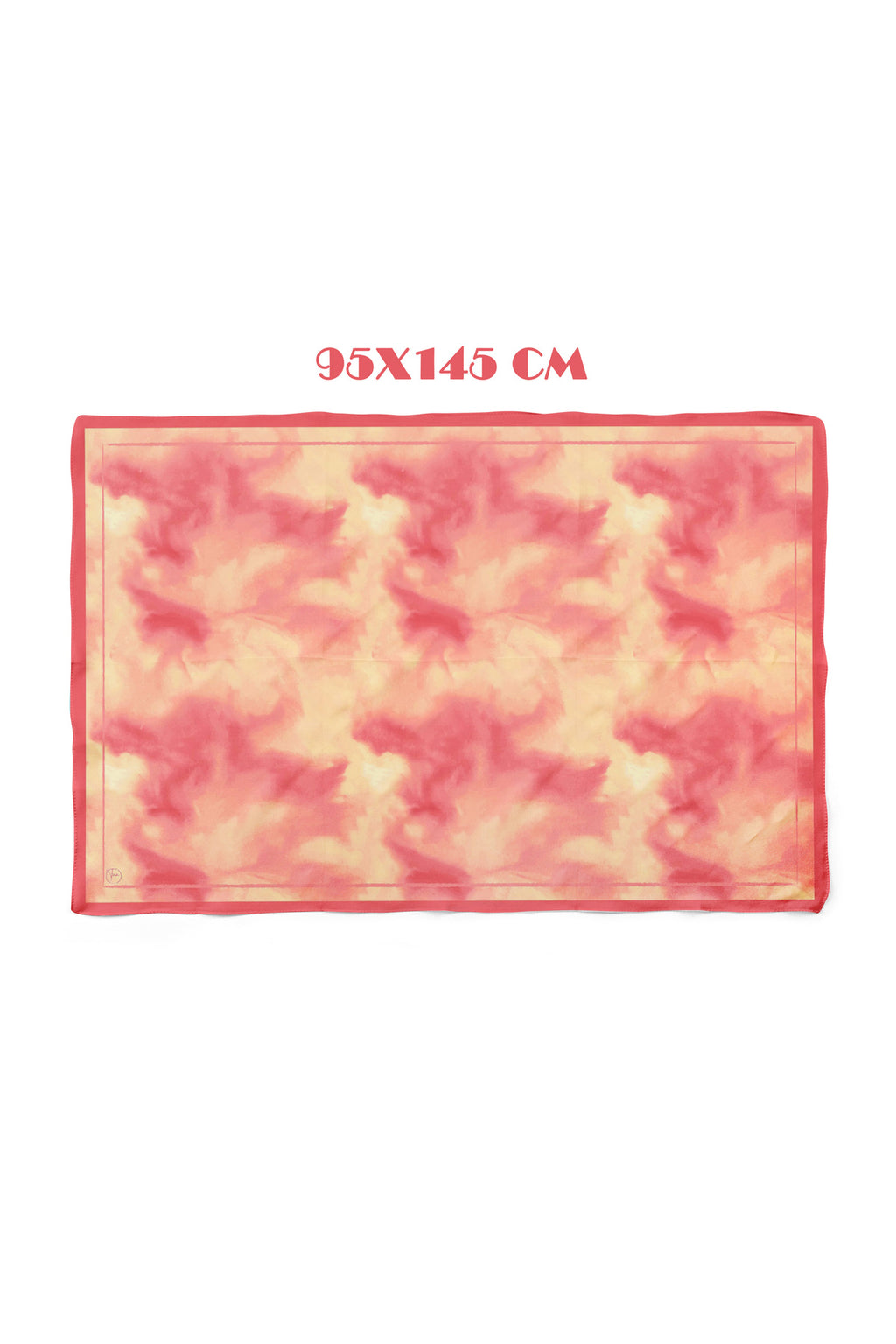 ROSY STAIN Desen İç göstermeyen Saten PAREO - görsel 2