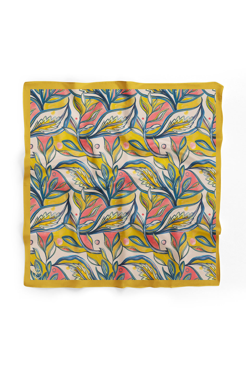 Serin Esinti Desen 55x55cm Bandana/Fular - görsel 3