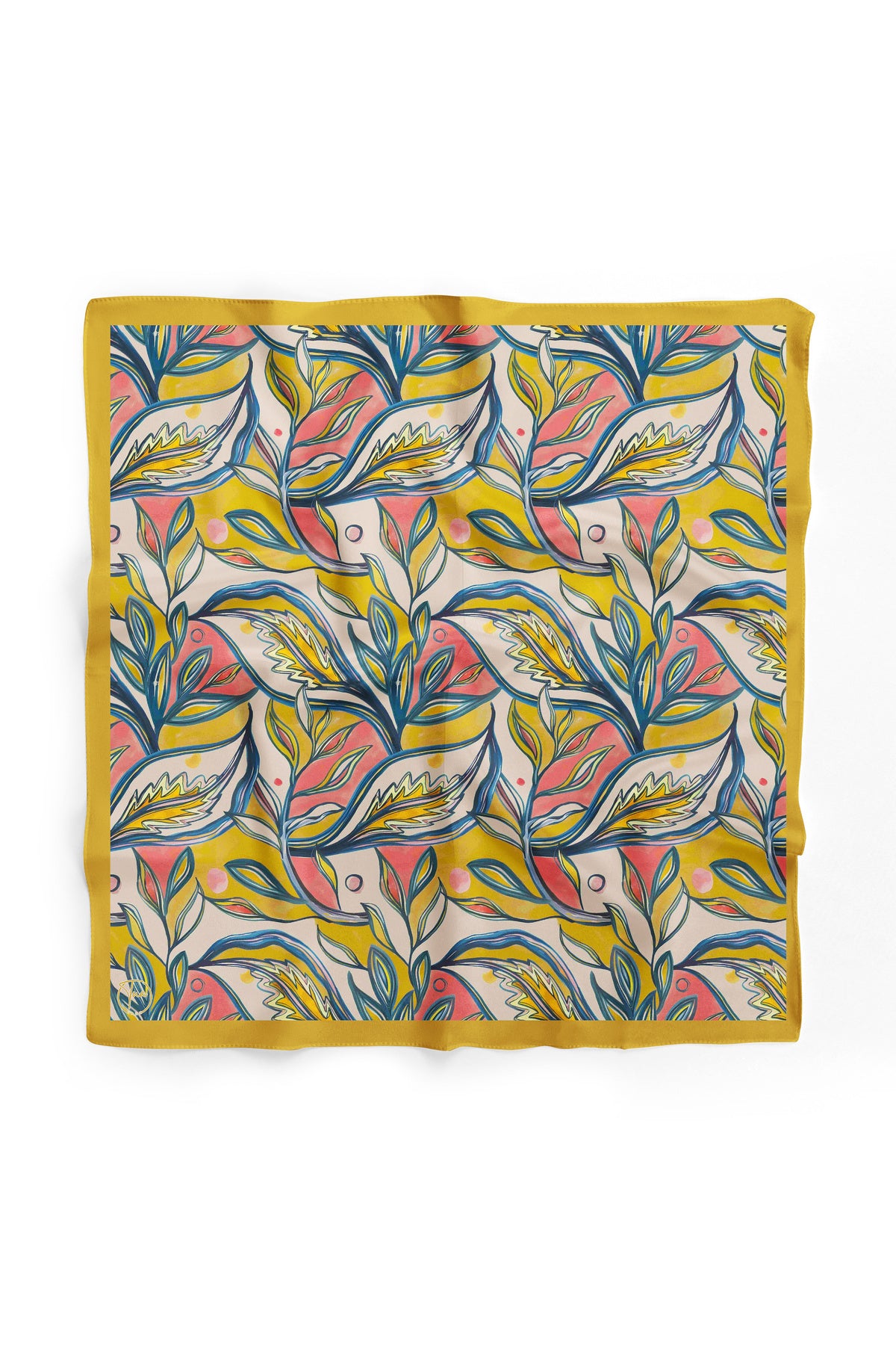 Serin Esinti Desen 55x55cm Bandana/Fular - görsel 3