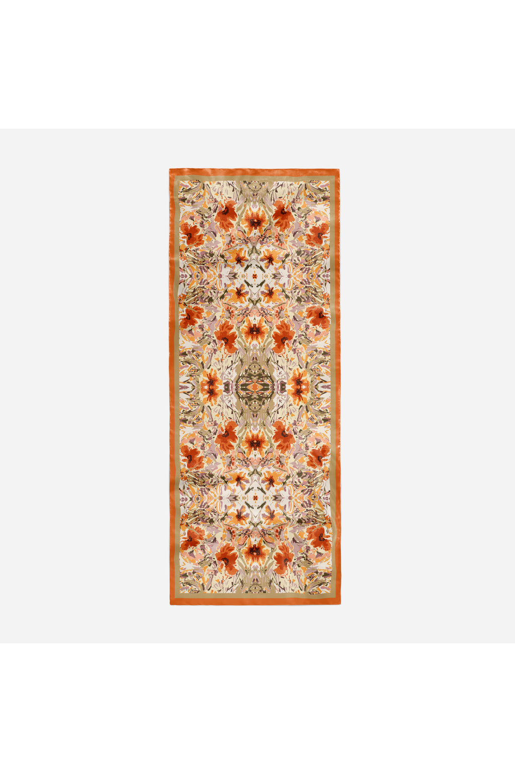 Yaprak Dansı Desen Pure Touch Koton Şal 75x185cm - görsel 2
