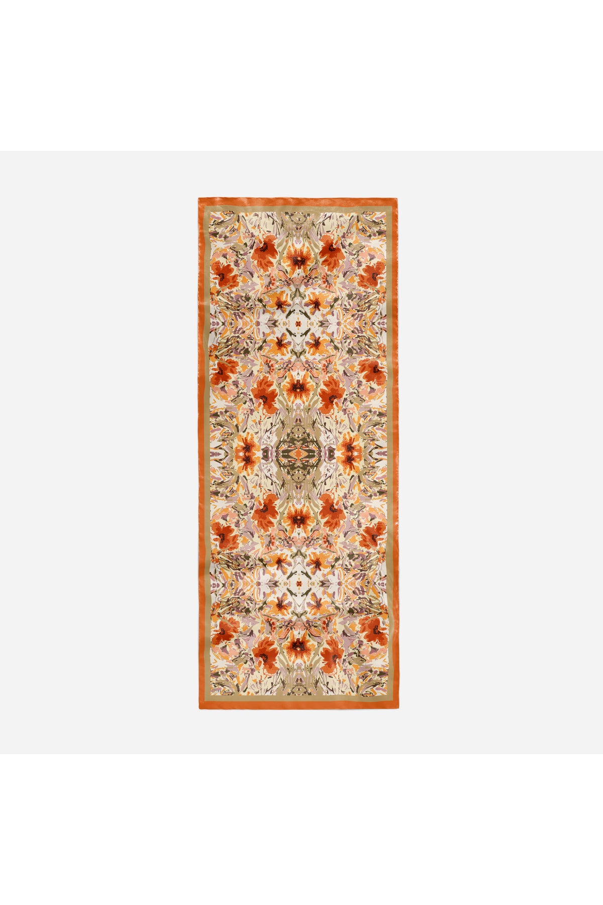 Yaprak Dansı Desen Pure Touch Koton Şal 75x185cm - görsel 2