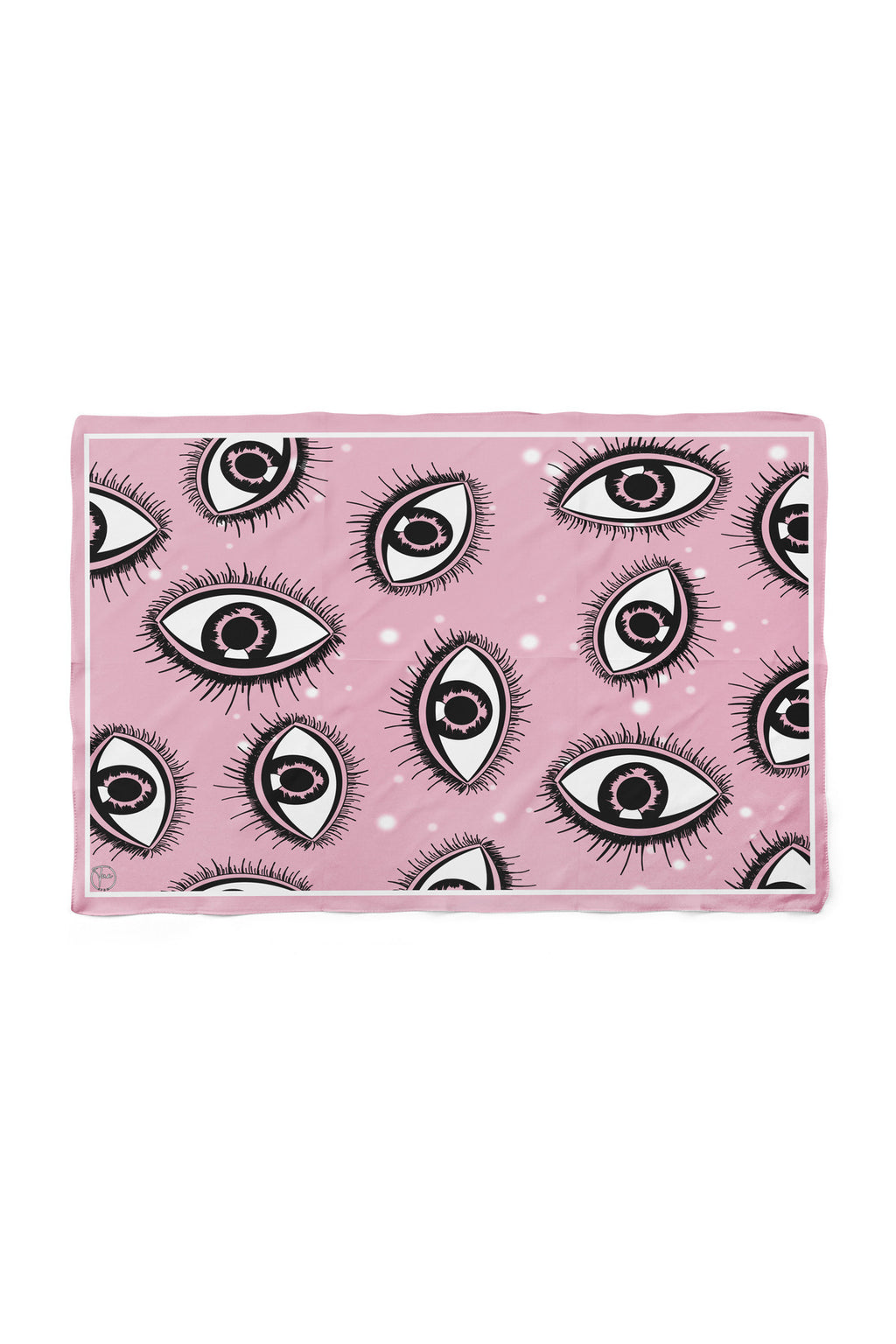 EVIL EYE Desen İç göstermeyen Saten PAREO - görsel 4