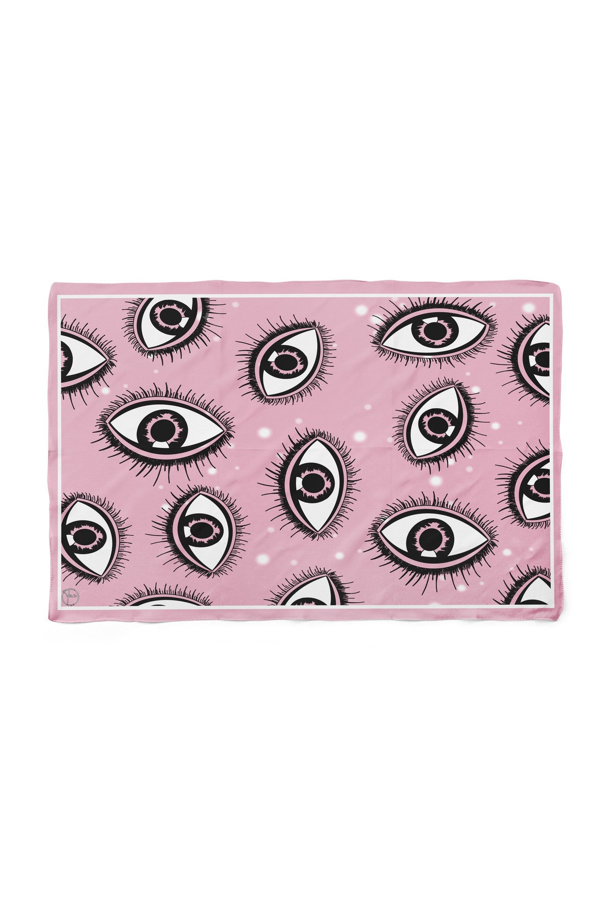 EVIL EYE Desen İç göstermeyen Saten PAREO - görsel 4