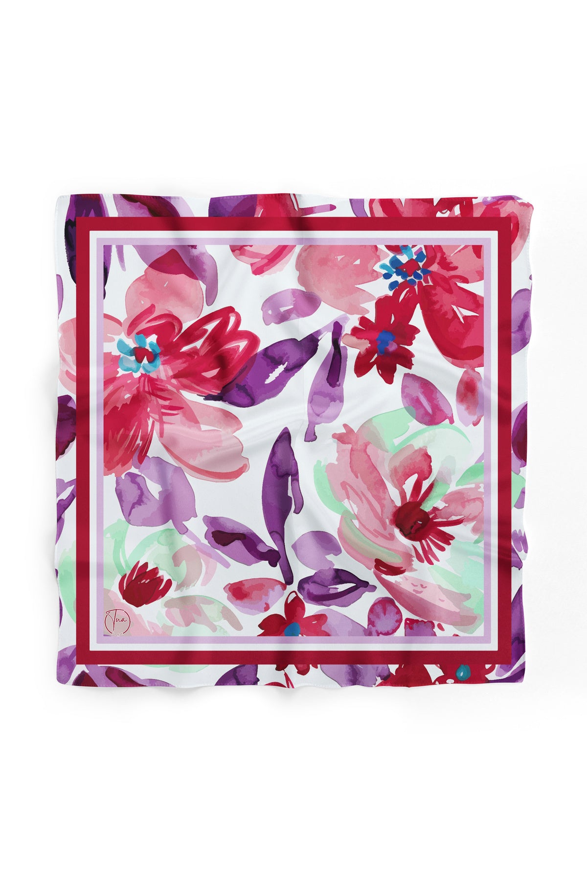 Sonsuz Bahar Desen 55x55cm Bandana/Fular - görsel 2