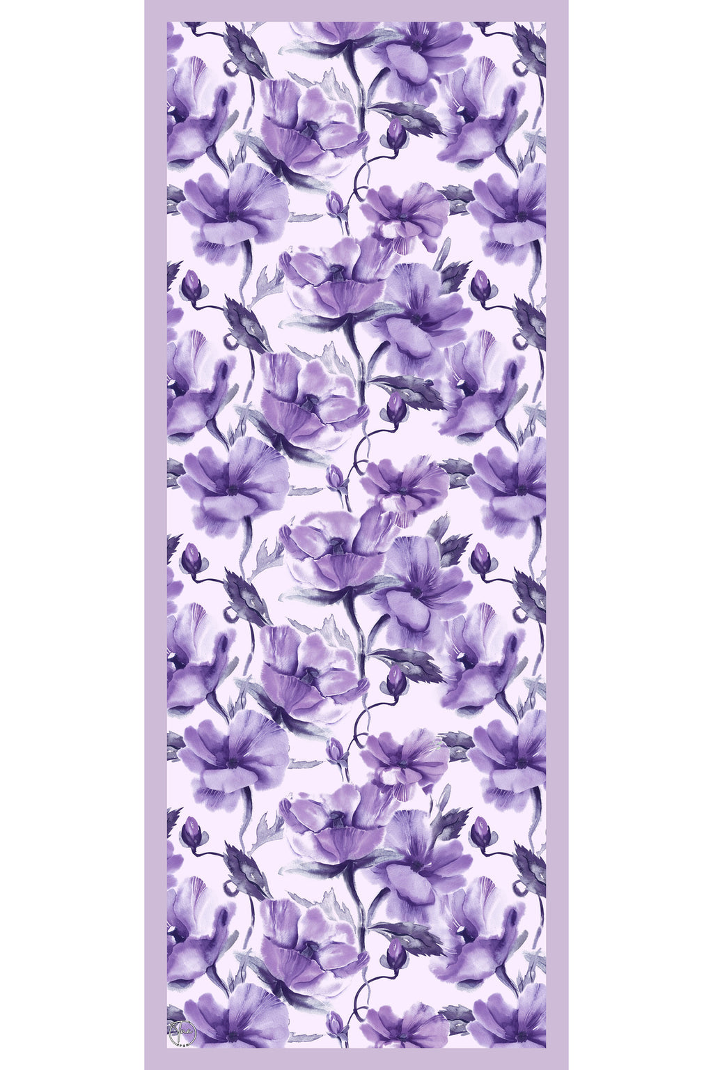 Organic Viscose İpeği İNCİRA ŞAL - Çiçek Desenli - görsel 2