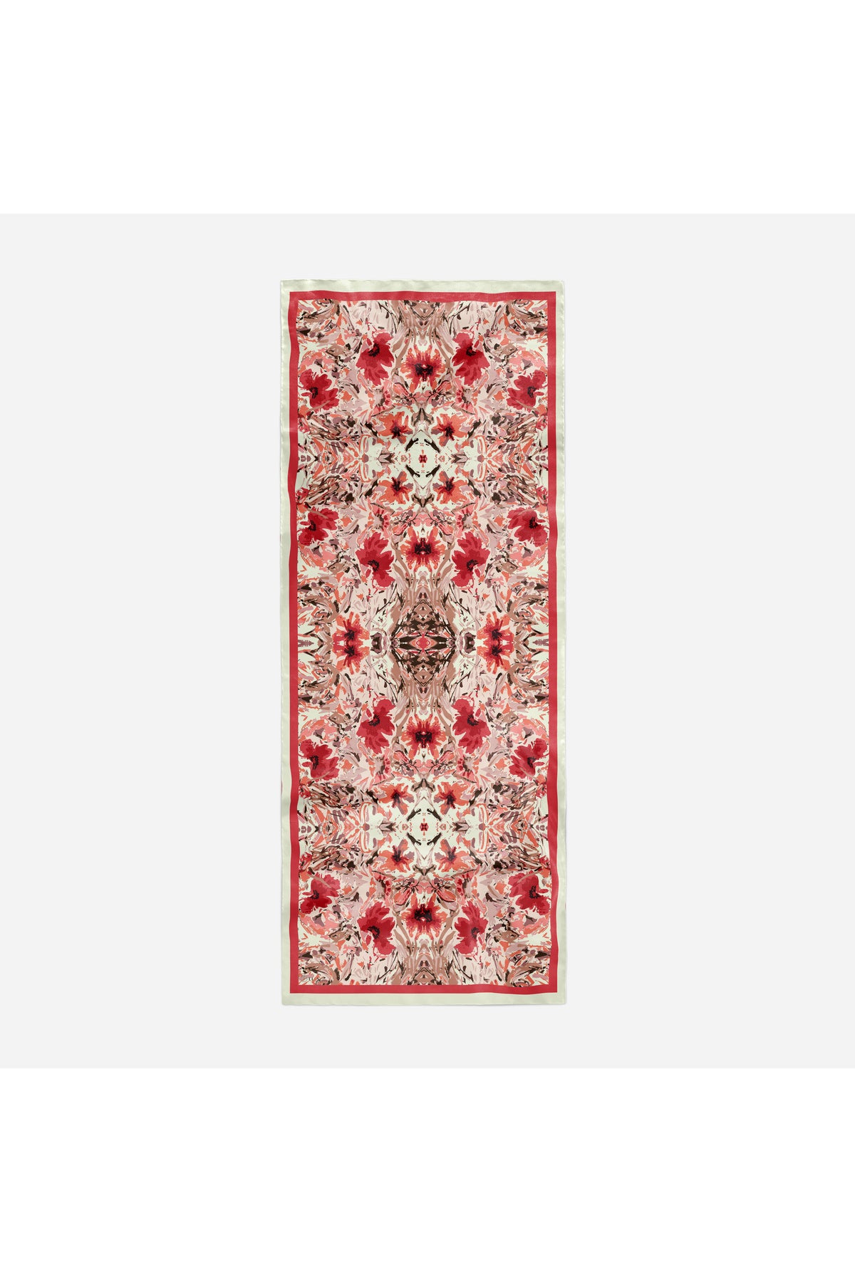 Yaprak Dansı Desen Pure Touch Koton Şal 75x185cm - görsel 2