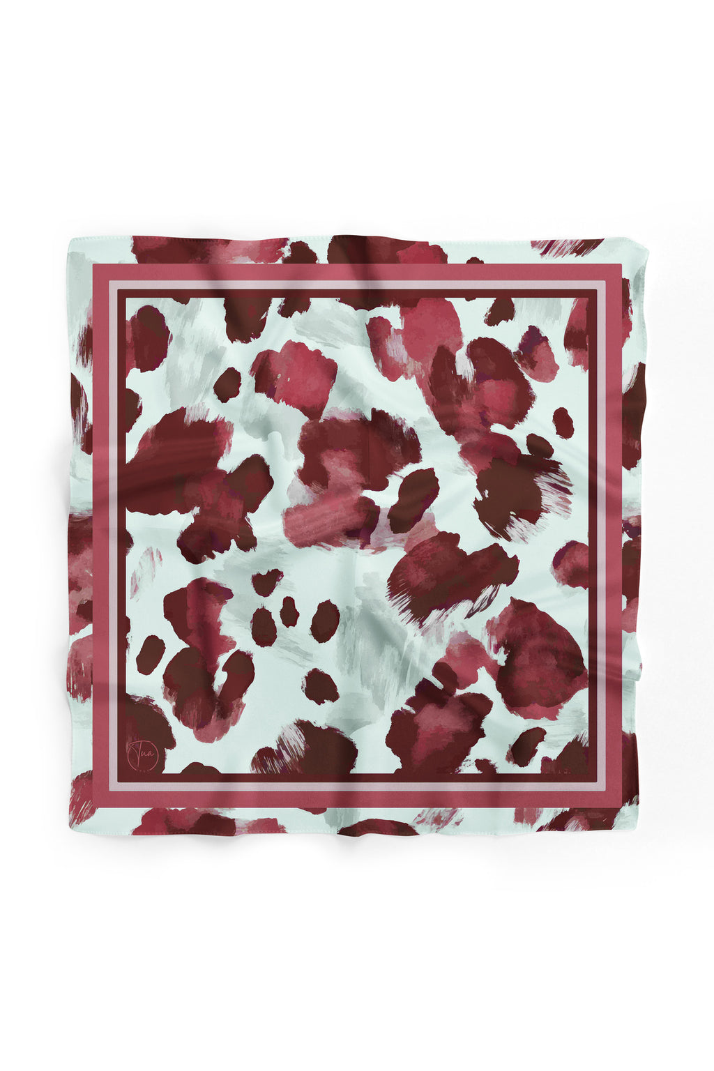 BORDO FIRÇA DARBELERİ Desen Bandana/Fular - görsel 2