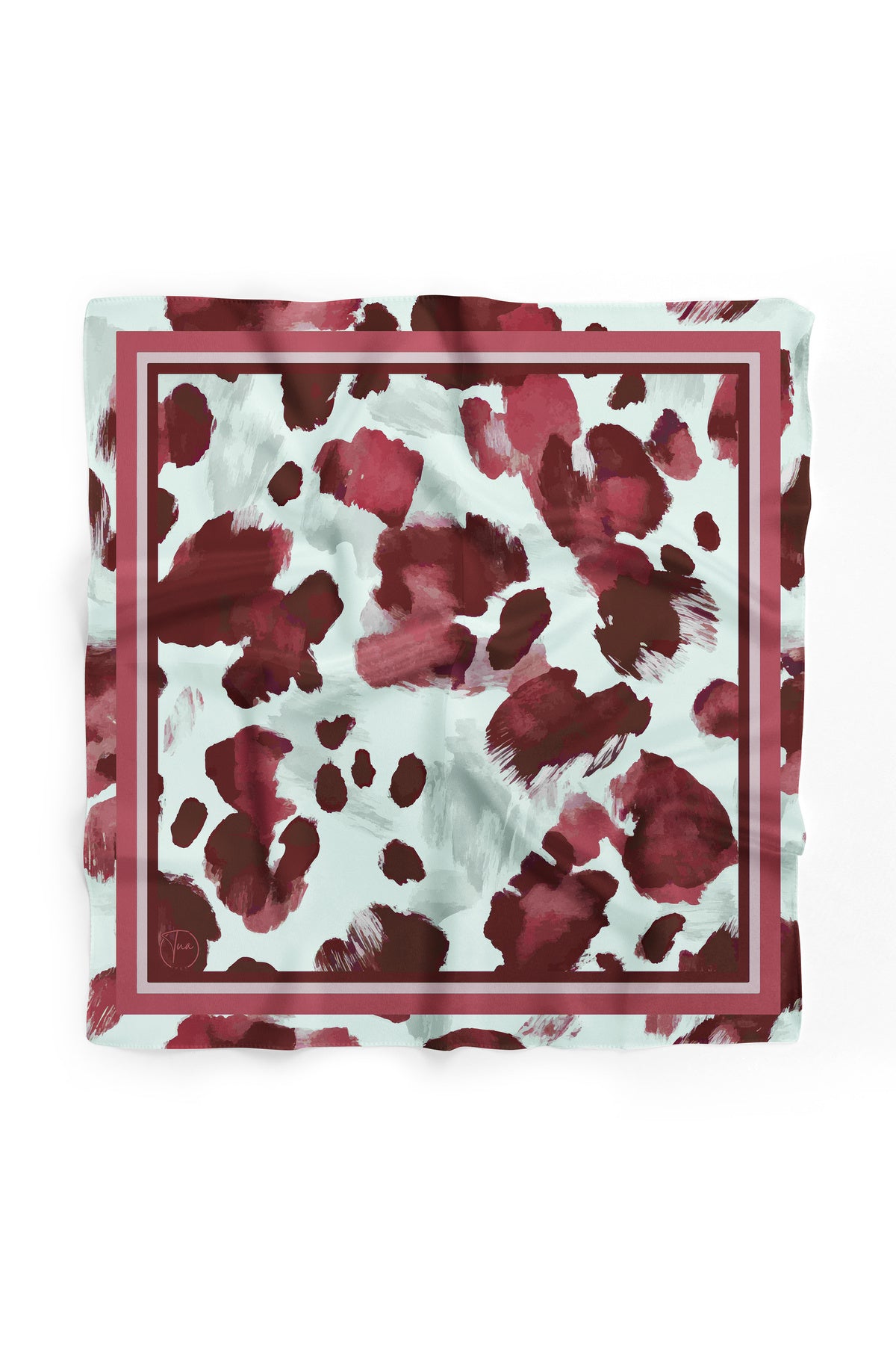 BORDO FIRÇA DARBELERİ Desen Bandana/Fular - görsel 2