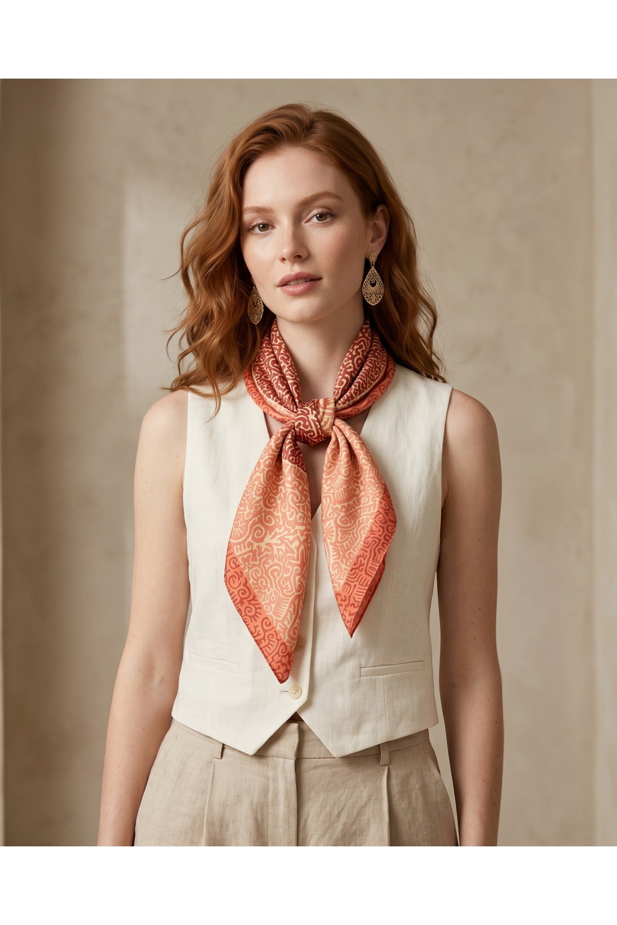 Solis Desen 70*70cm Bandana/Fular - görsel 2