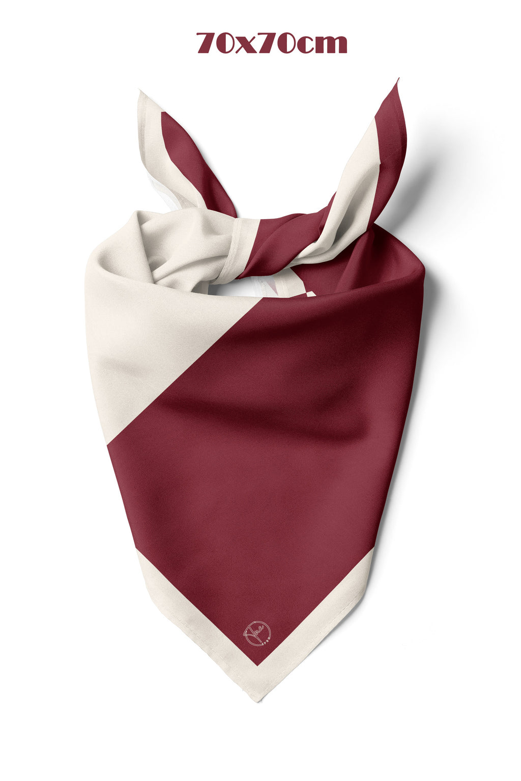 DUO BLOK Desen 70*70cm Bandana/Fular - Çok Renkli