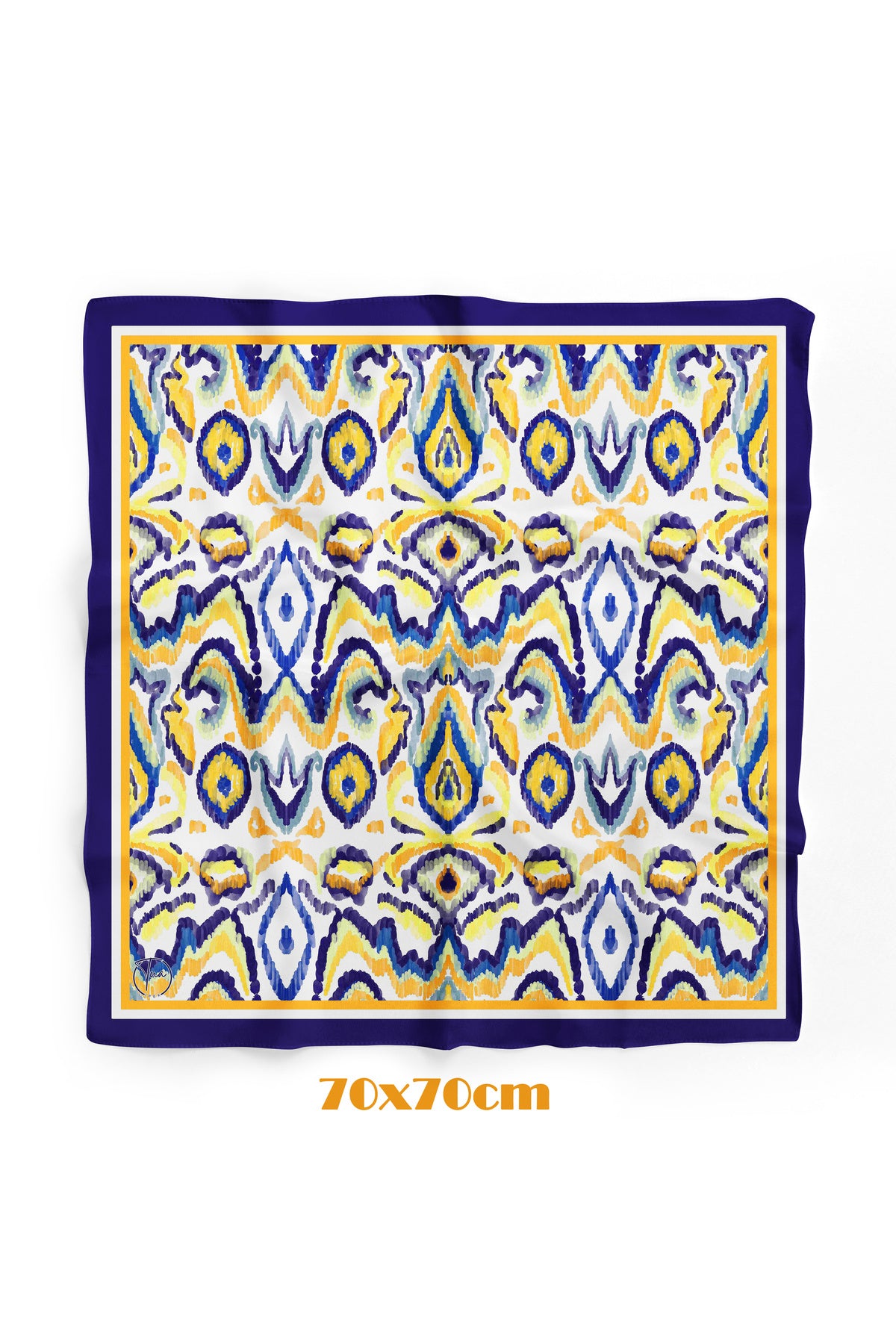 Boho Energy Desen 70*70cm Bandana/Fular - Çok Renkli
