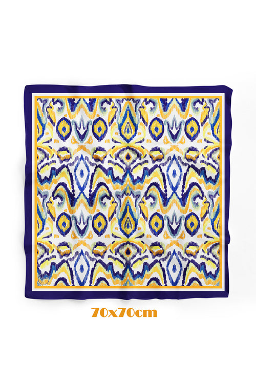 Boho Energy Desen 70*70cm Bandana/Fular - Çok Renkli