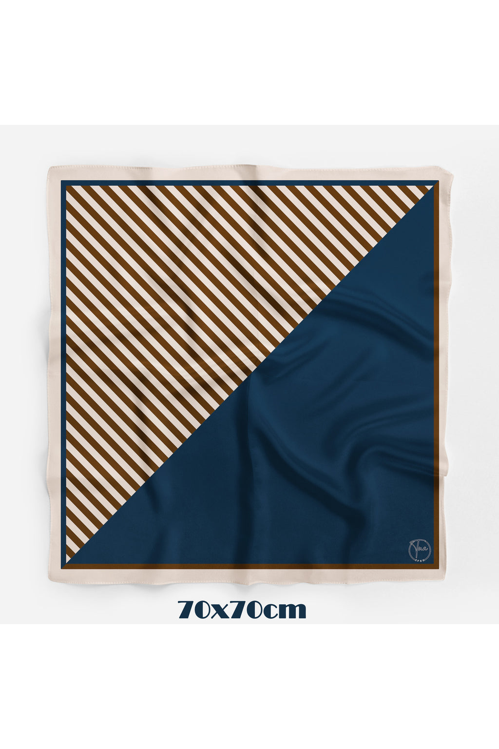 LACİVERA Desen 70*70cm Bandana/Fular - Çok Renkli