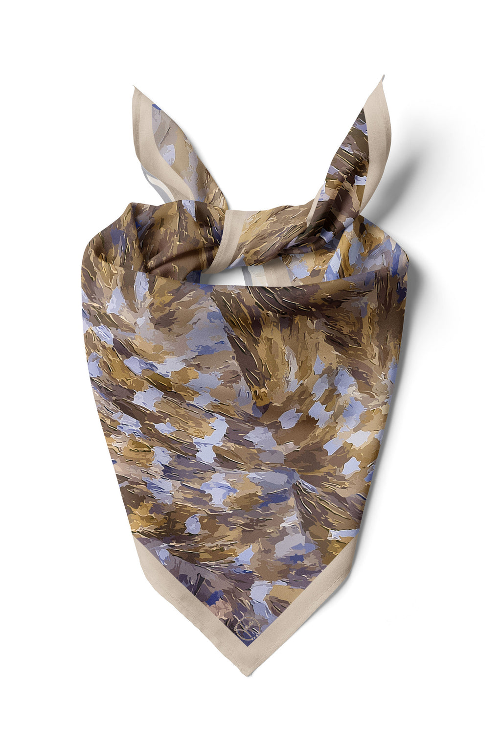 Kahra Aura Desen Bandana/Fular - Çok Renkli
