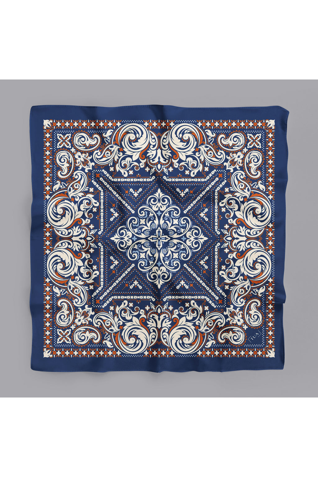 Safir Dokunuş Desen 60x60 cm Viskon Modal Erkek Bandana/Fular - görsel 4