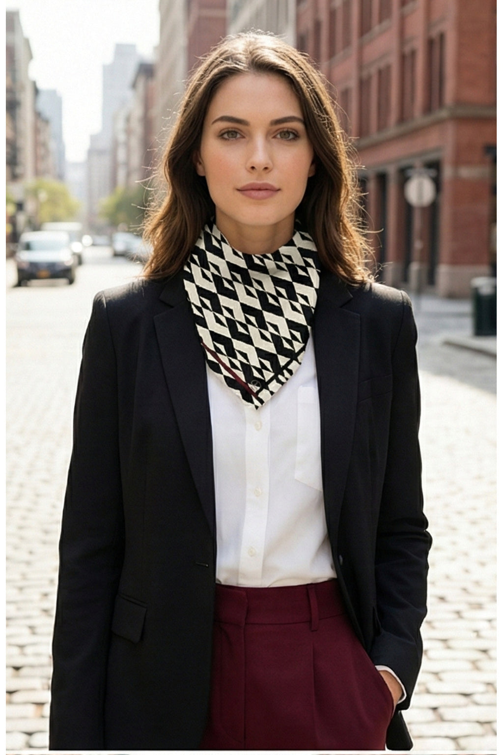 ZENİT MOZAİK Desen 70*70cm Bandana/Fular - görsel 3