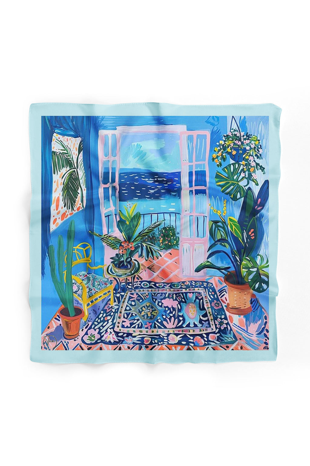 Vista Desen 55x55cm Bandana/Fular - görsel 3