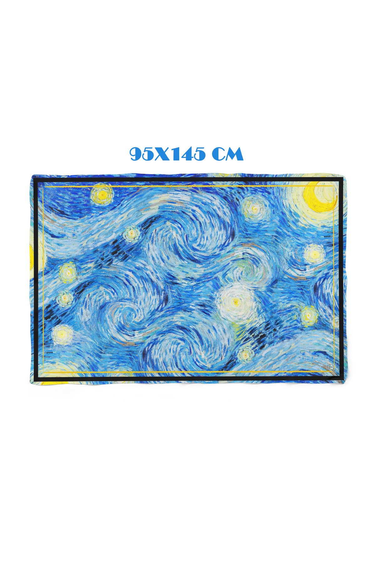 VAN GOGH BREEZE Desen Saten PAREO - görsel 2