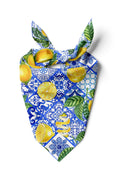 İtalyan Limonları Desen 55x55cm Bandana/Fular - Çok Renkli