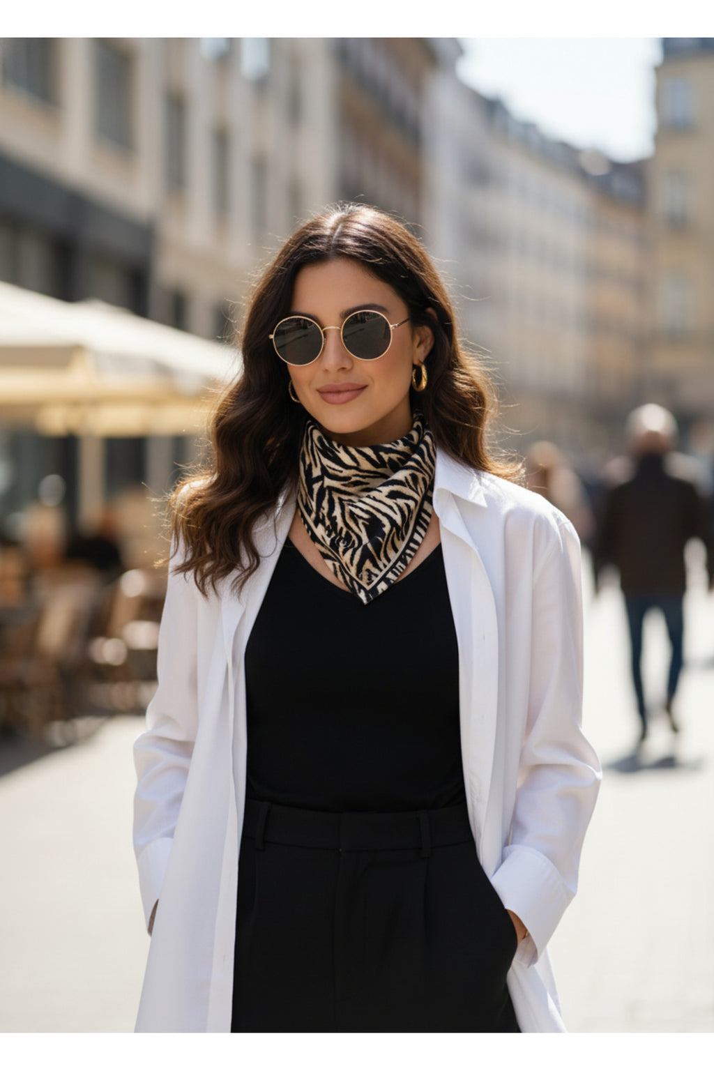 ZAHARA DESEN 70*70cm Bandana/Fular - görsel 5