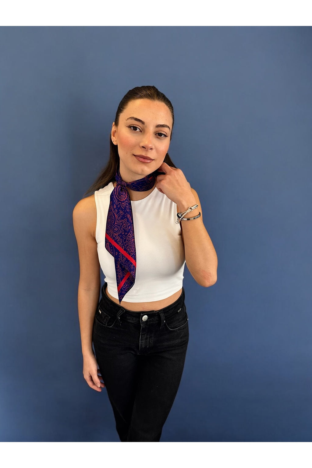 ETNİK ŞAL Desen Bandana/Fular - görsel 6