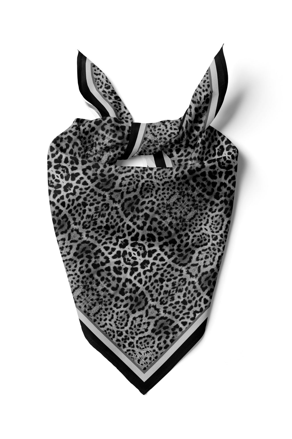 LEOPAR Desen Bandana/Fular - Gri