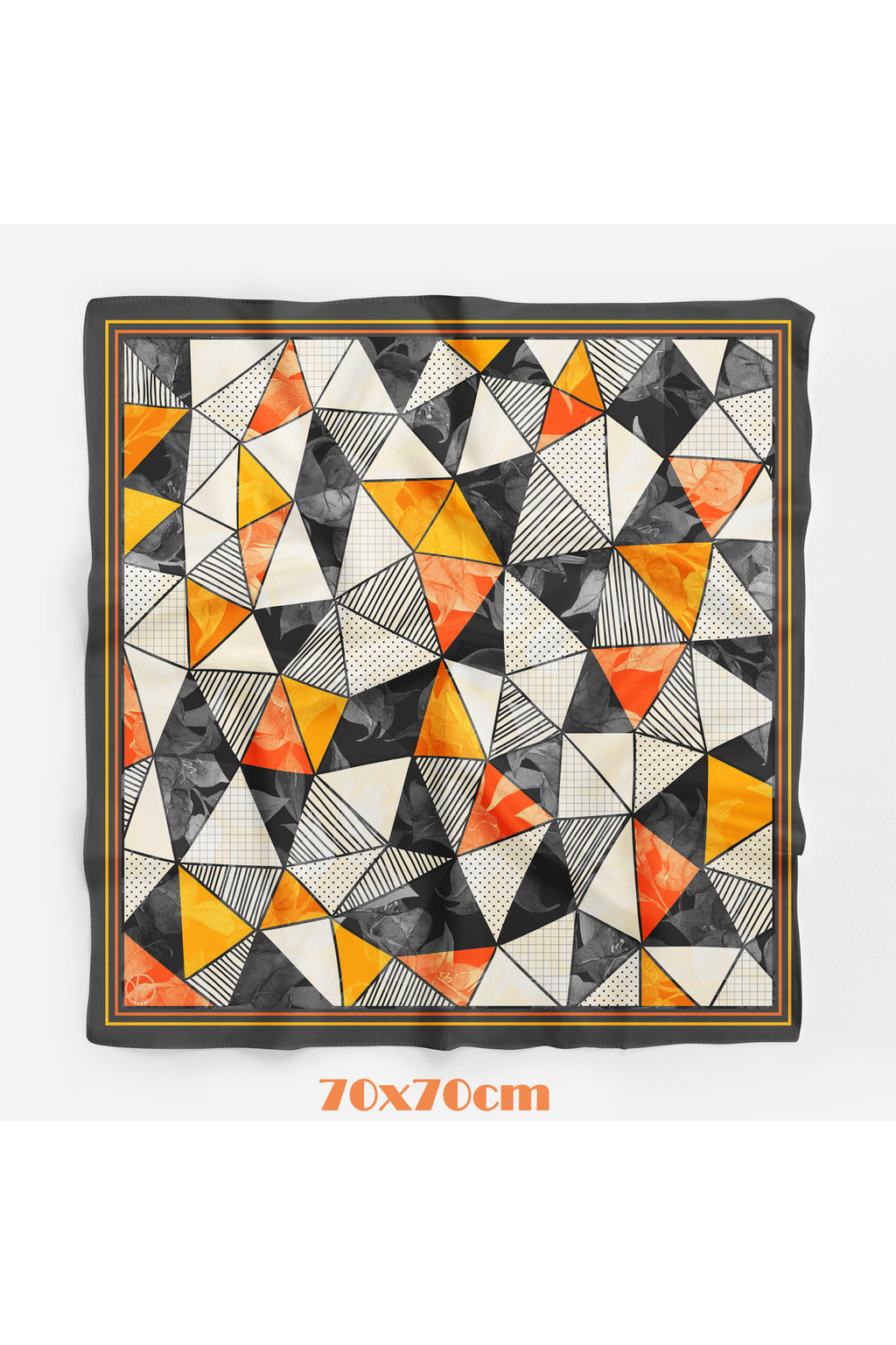 TRIBAL GEOMETRI Desen 70*70cm Bandana/Fular - görsel 2