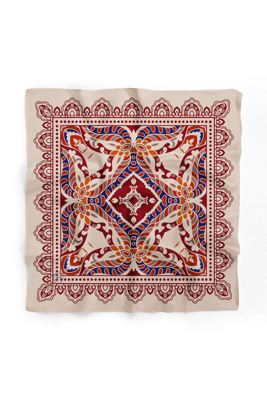 Pusula Desen 55x55cm Bandana/Fular - görsel 2