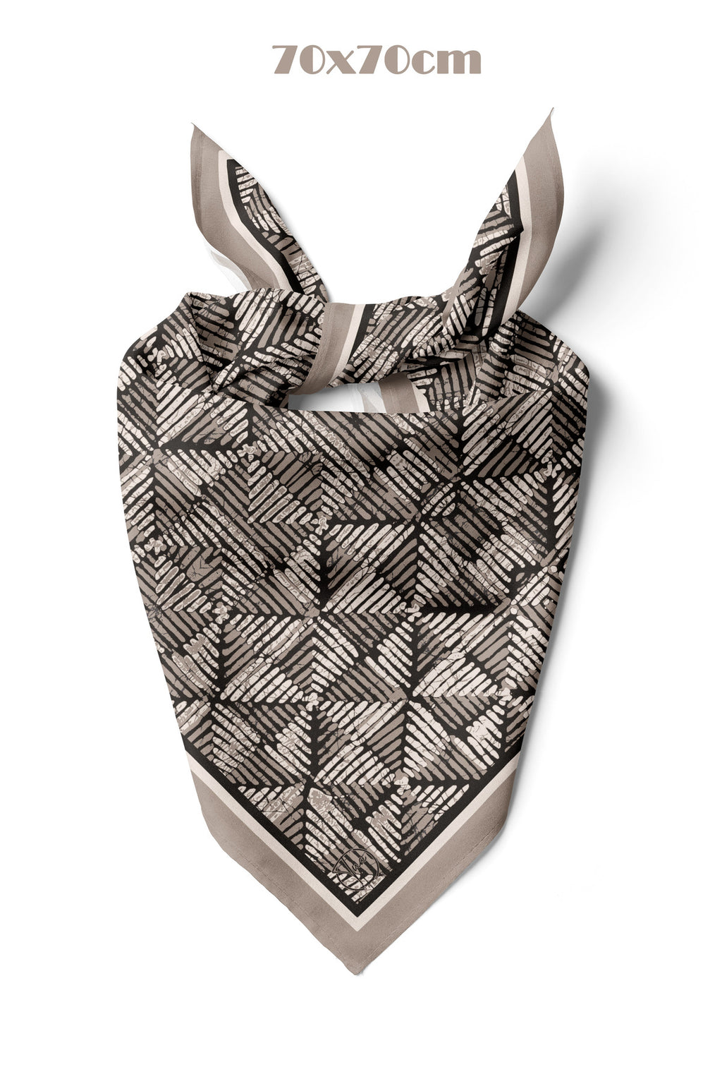 TOPRAK İZİ Desen 70*70cm Bandana/Fular - görsel 2