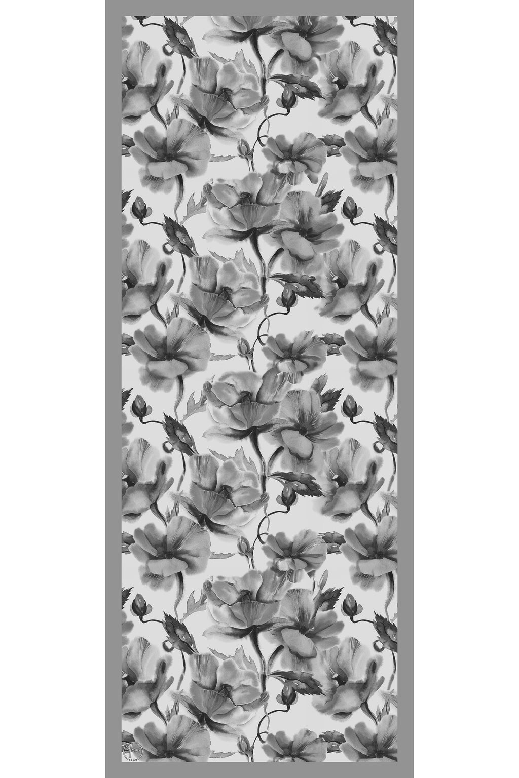 Organic Viscose İpeği İNCİRA ŞAL - Çiçek Desenli - görsel 2