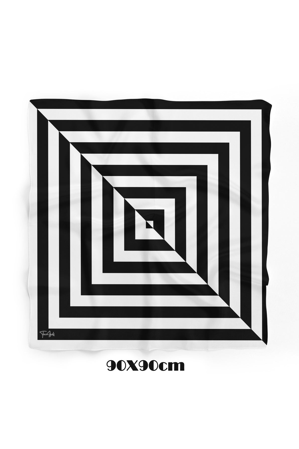 HİPNOTİC Desen 90X90cm Eşarp/Fular - görsel 2