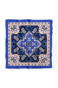Navy Kadim Harmoni Desen 55x55cm Bandana/Fular - Çok Renkli
