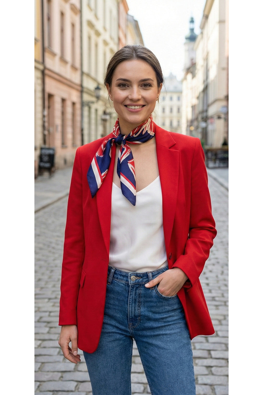 Modern Touch Desen 70*70cm Bandana/Fular - görsel 3