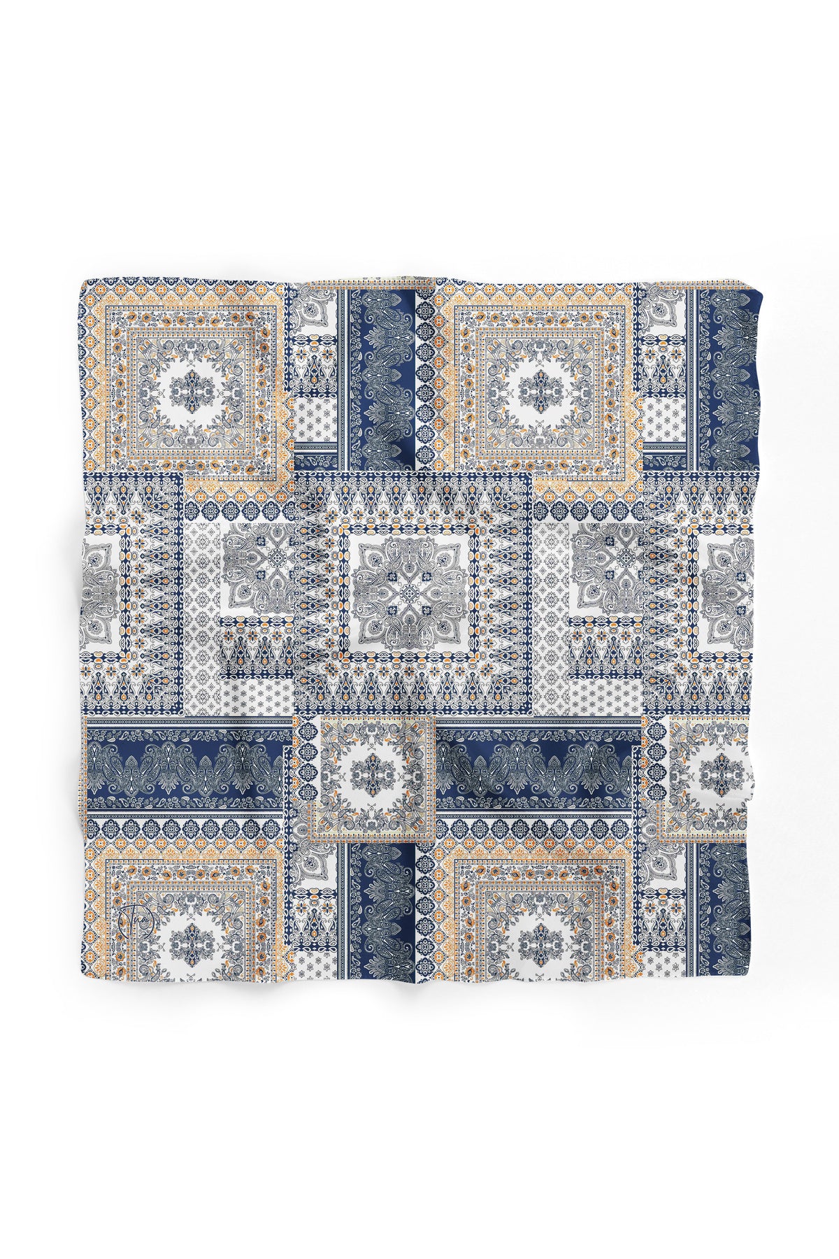 Şahane Paisley Desen 55x55cm Bandana/Fular - görsel 2