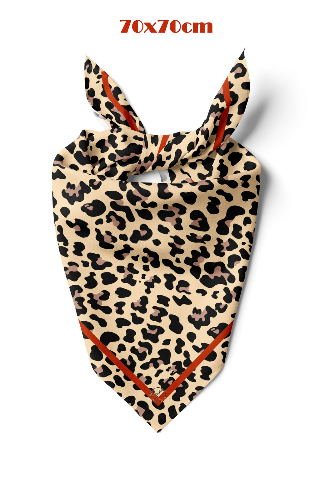 Vahşi Cazibe Desen 70*70cm Bandana/Fular - Çok Renkli