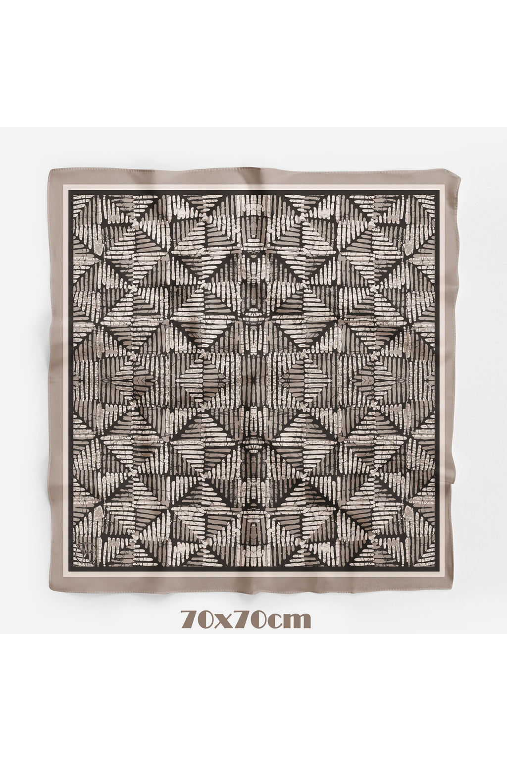 TOPRAK İZİ Desen 70*70cm Bandana/Fular - görsel 4