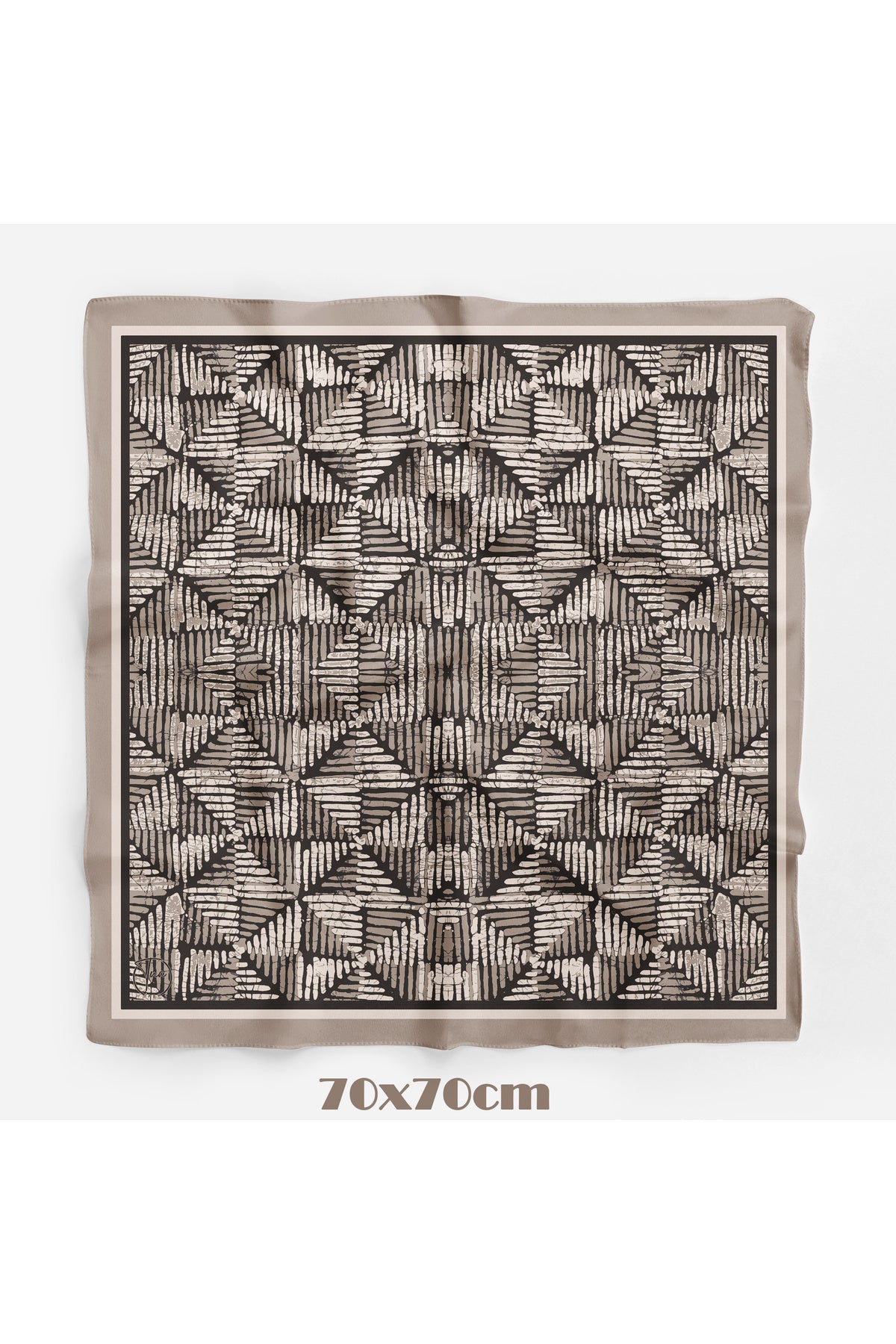 TOPRAK İZİ Desen 70*70cm Bandana/Fular - görsel 4