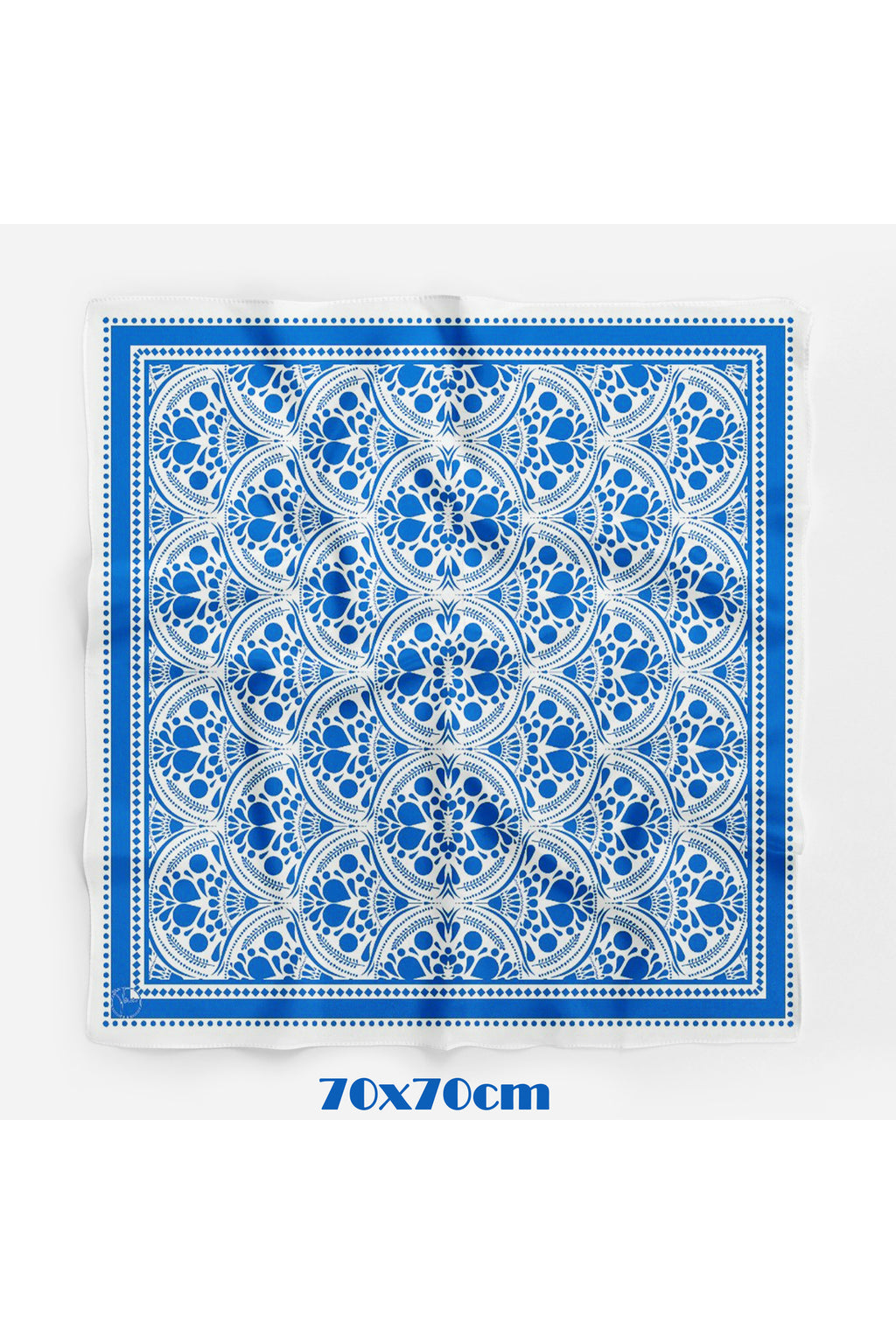 Azul Desen 70*70cm Bandana/Fular - Çok Renkli