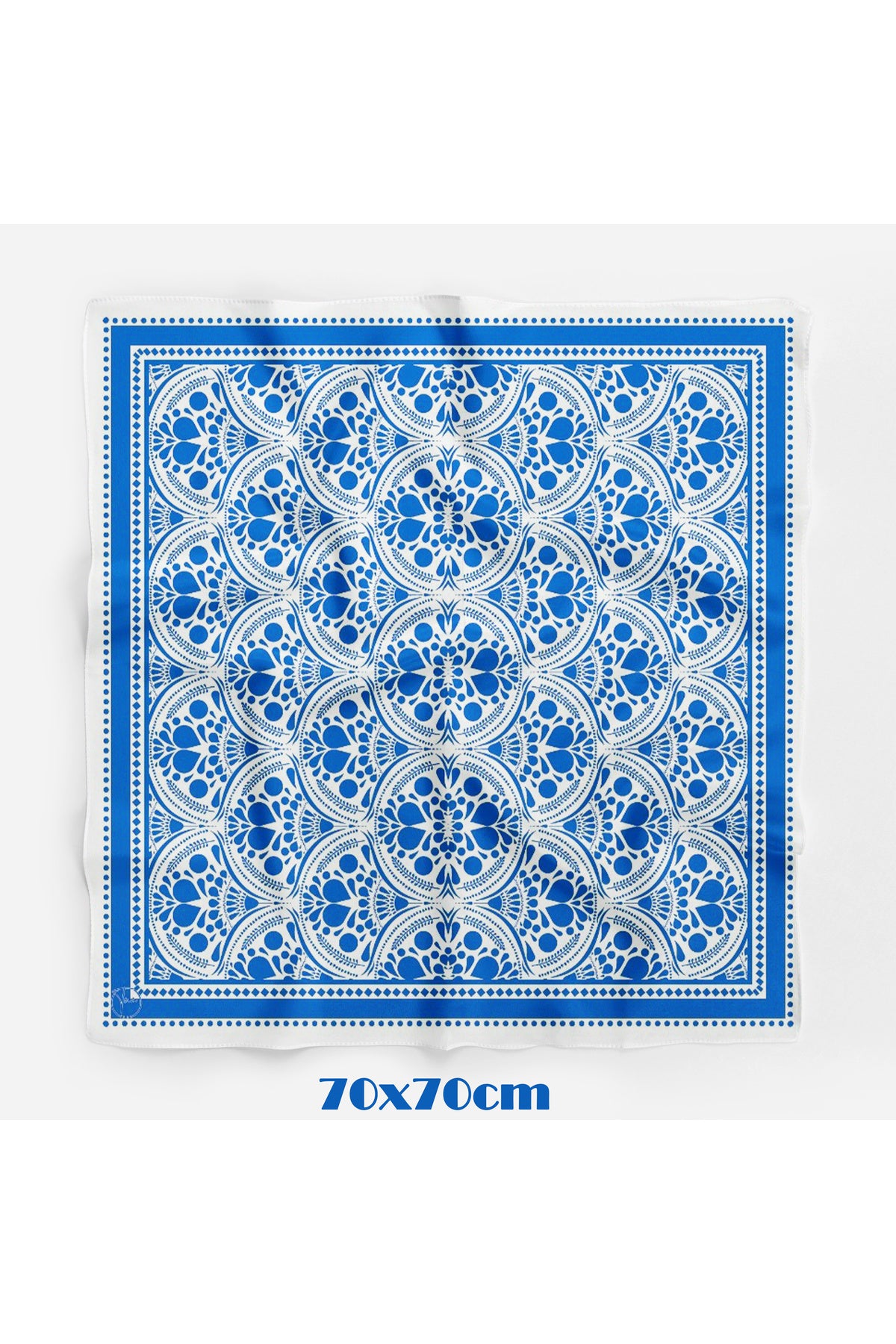 Azul Desen 70*70cm Bandana/Fular - Çok Renkli