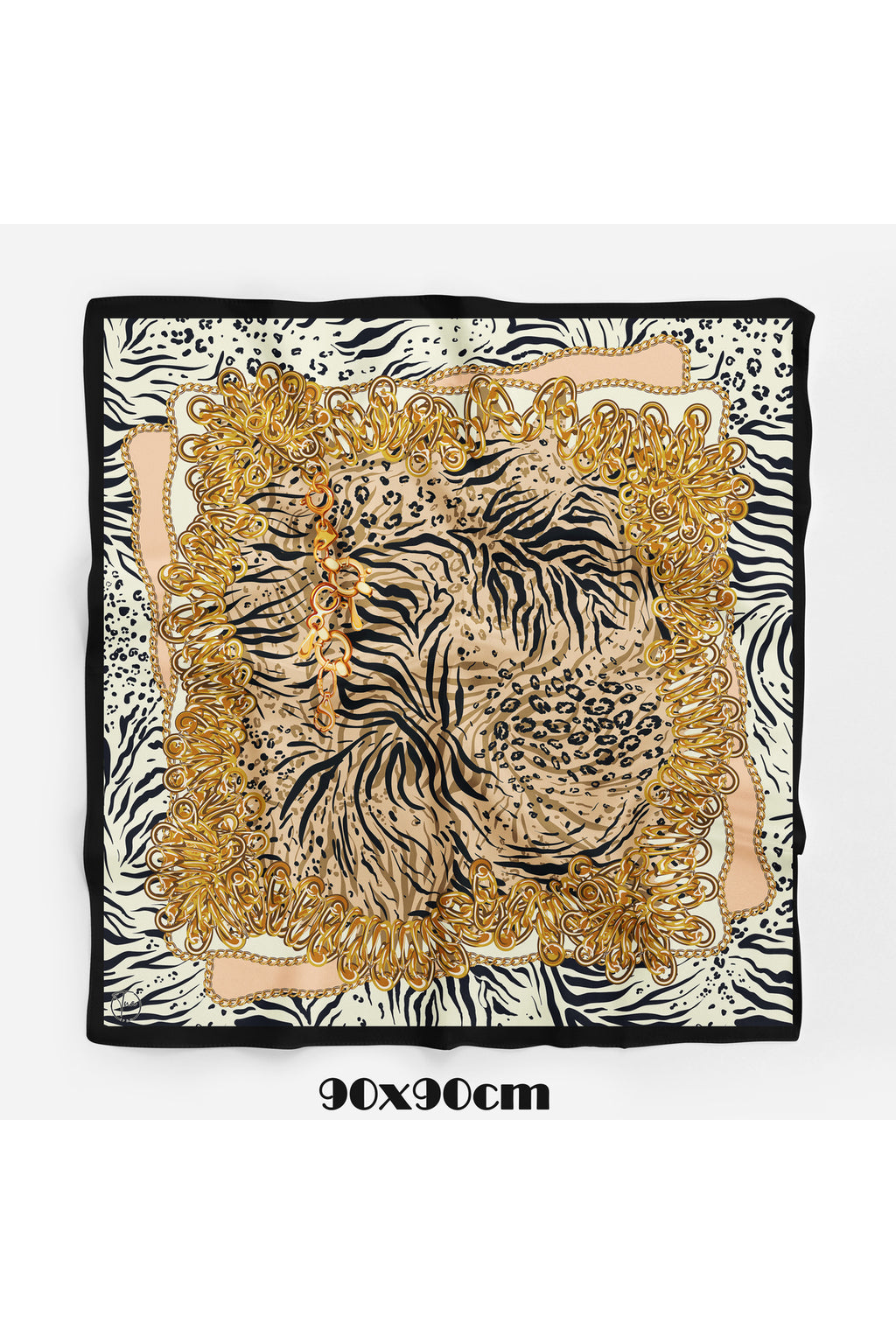 Amber Flow Desen 90X90cm Eşarp/Fular - görsel 2